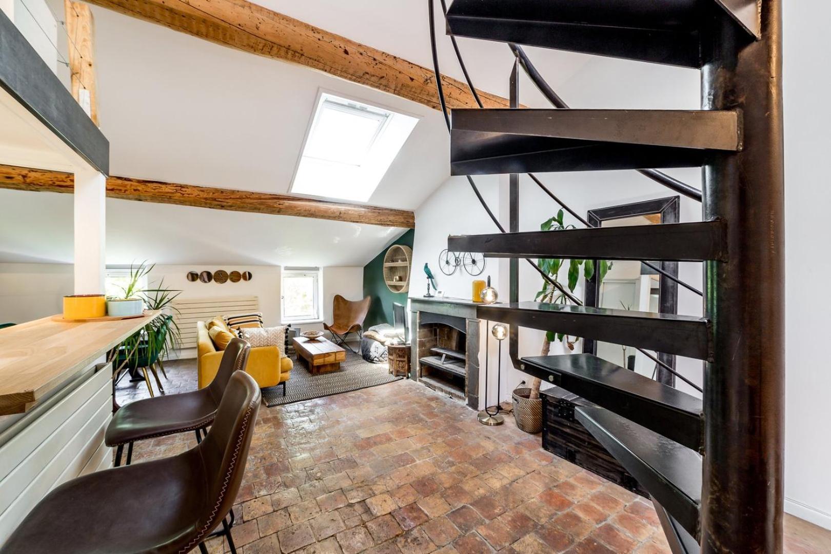 Апартаменты Le Loft Des Artistes De La Croix-Rousse Ail Лион Экстерьер фото